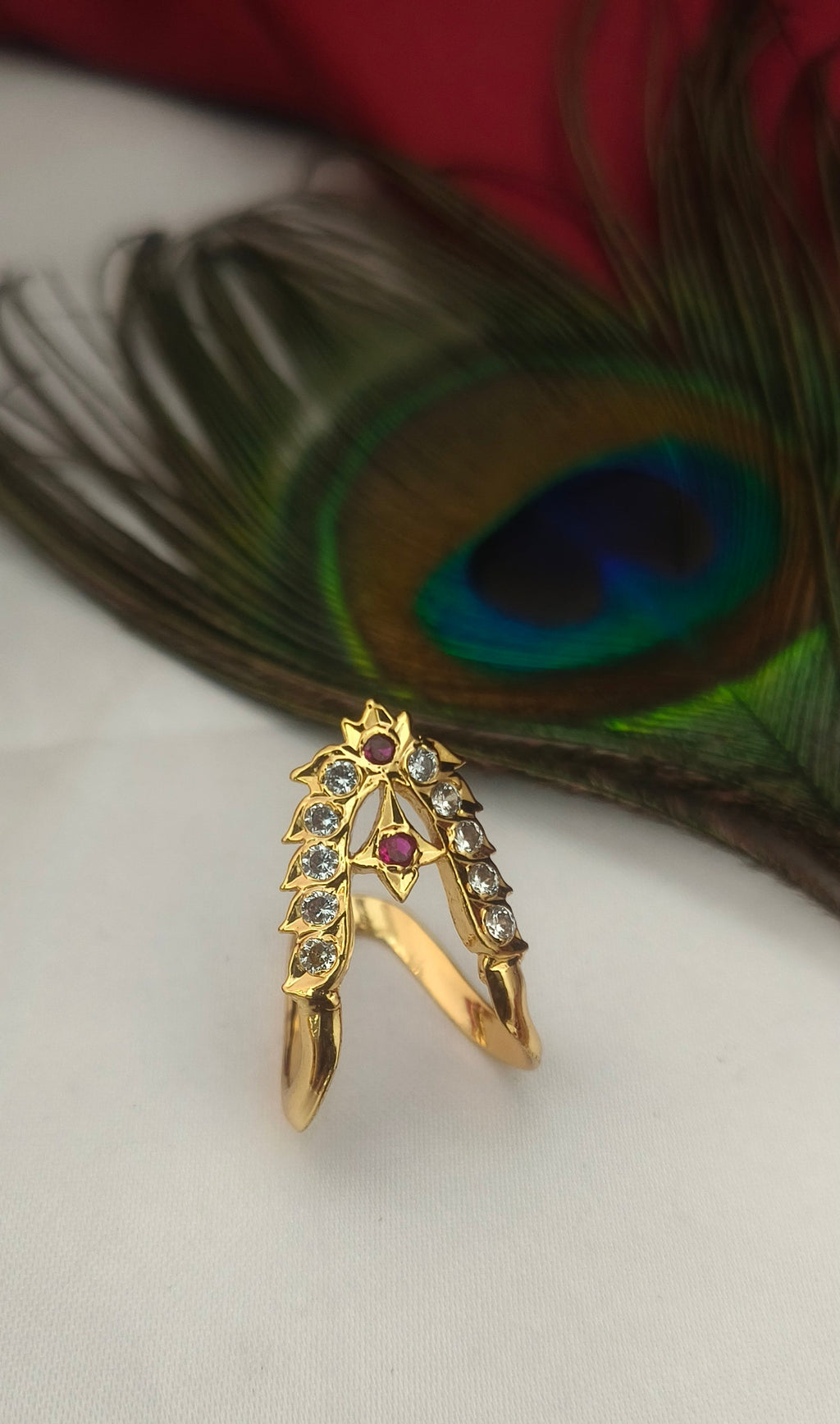 Impon ring stoned R-1050