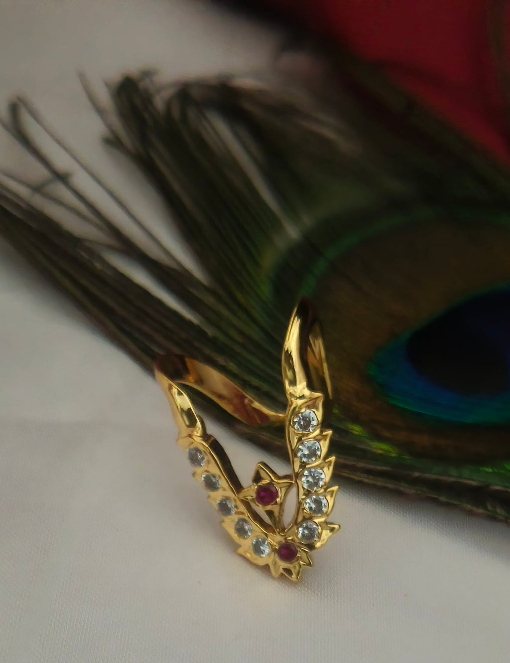 Impon ring stoned R-1050