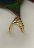 Micro AD stoned stoned Ring R-1051