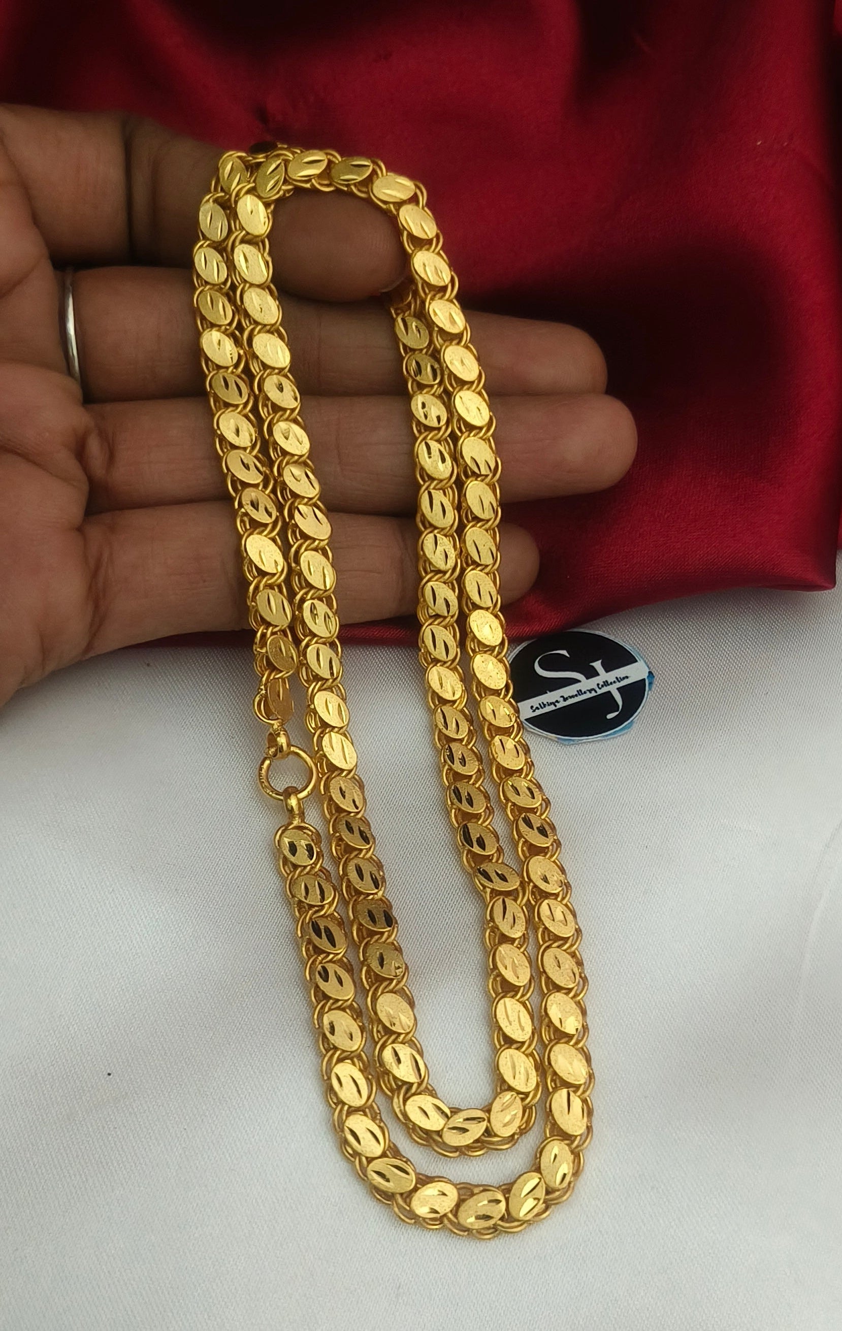 One gram forming chain Oval - CH-1013