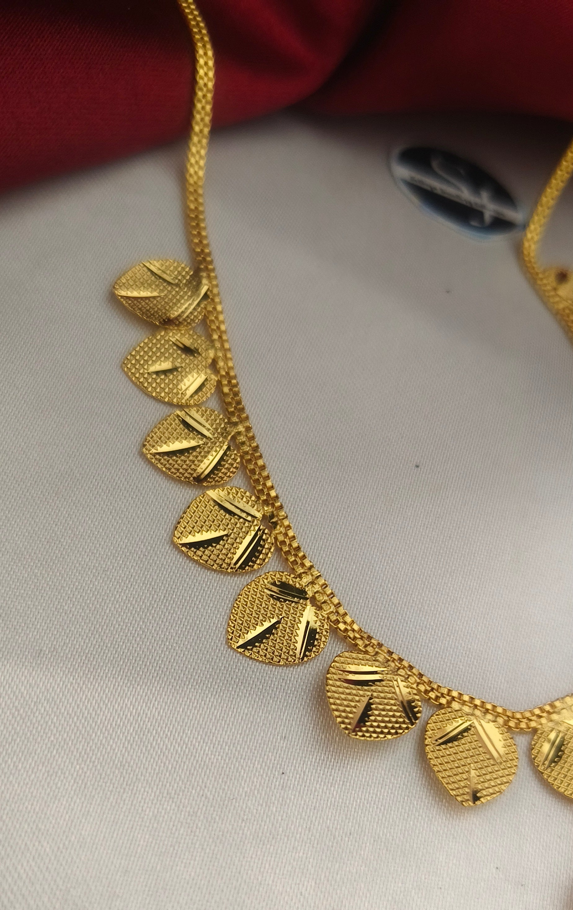 One gram forming Heart pattern necklace NF1002