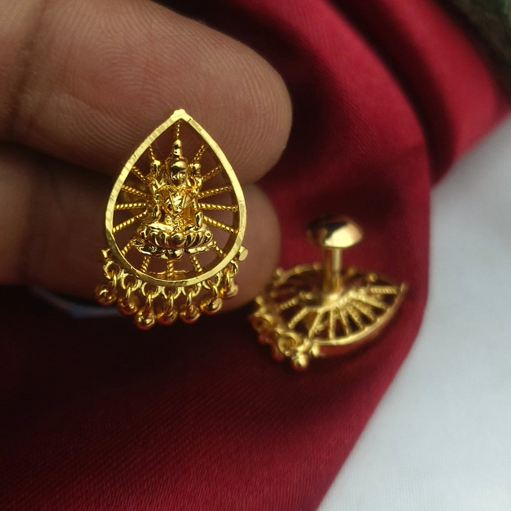 Goddess Lakshmi stud- E-1021