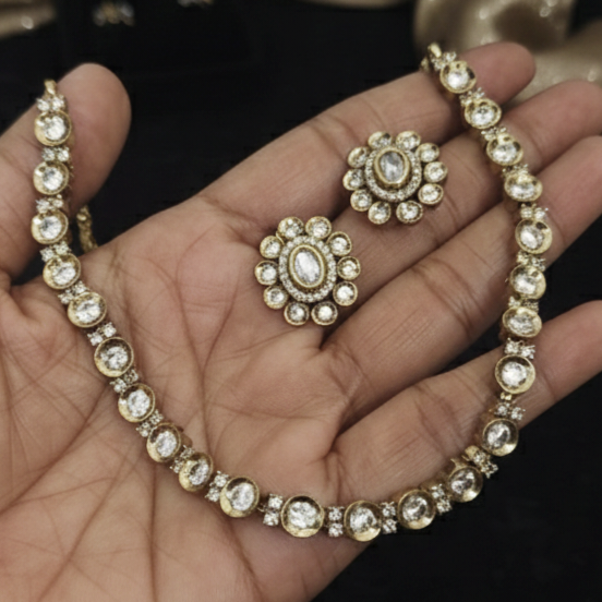 Trending Necklace & Earring - NM-1041