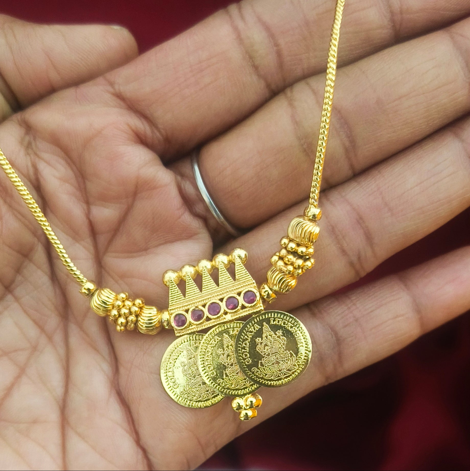 Exquisite 4-Piece Temple Jewelry Bridal Set CM1002