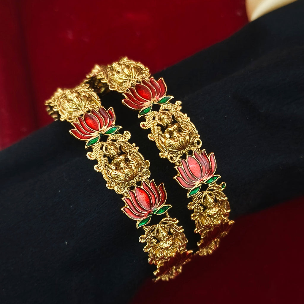 Lotus lakshmi bangles -BN-1059