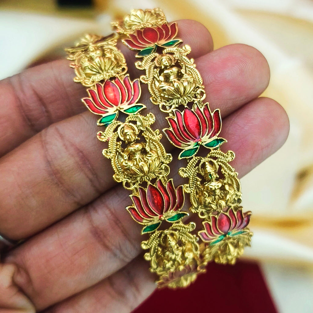 Lotus lakshmi bangles -BN-1059