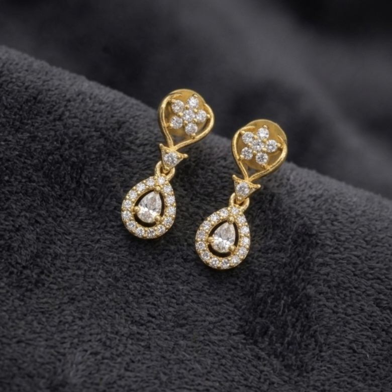 Gold-Tone Floral Bloom Jewelry Set NM-1065