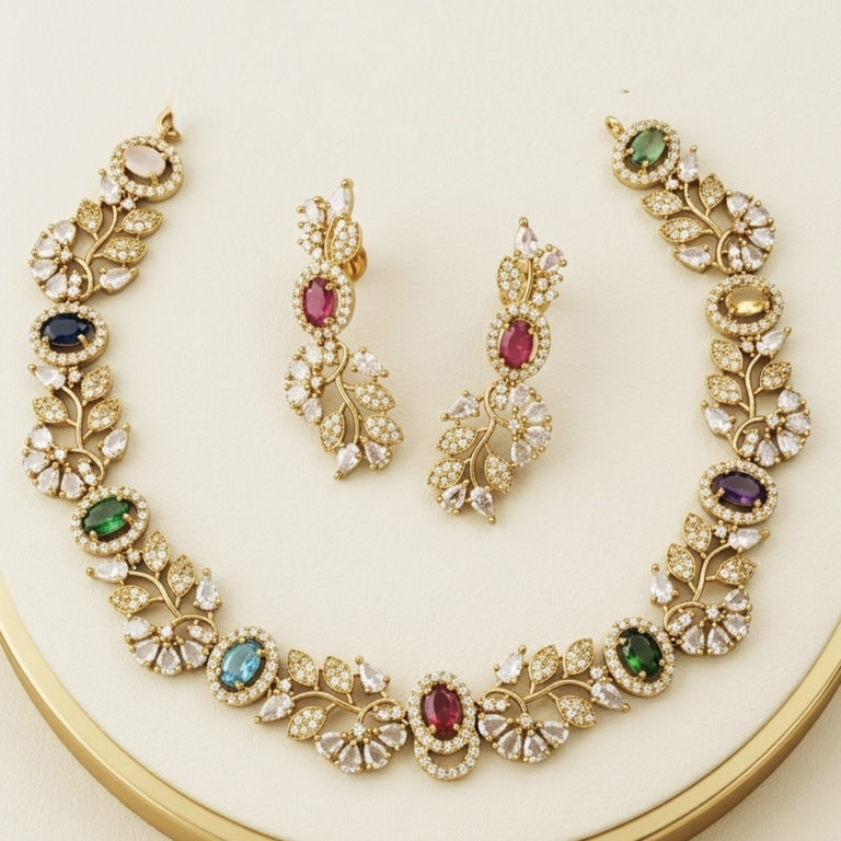 Navrathna Necklace N-41001