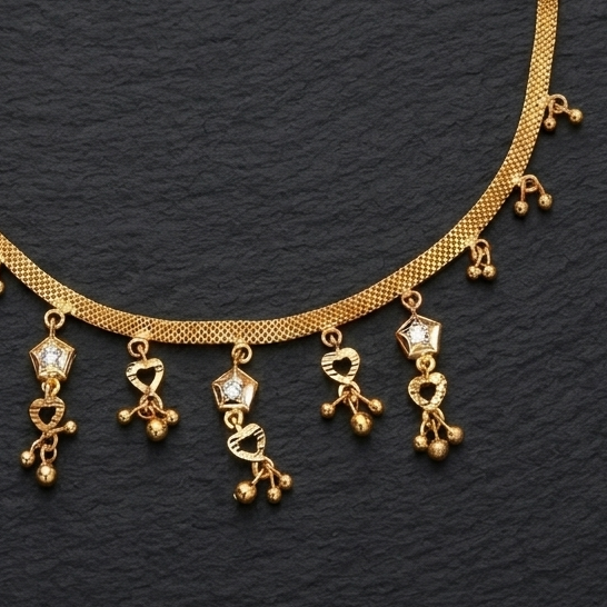 Forming necklace diamond pattern N41002