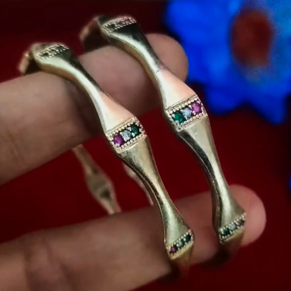 Pure impon unpolished bangles B-61005