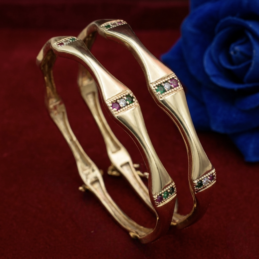 Pure impon unpolished bangles B-61005