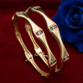 Pure impon unpolished bangles B-61005