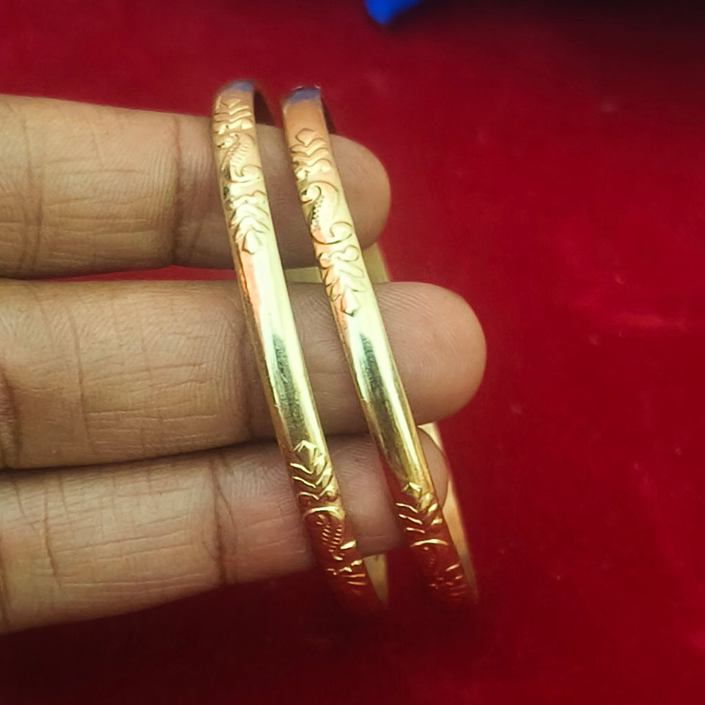 Pure impon unpolished bangles B-61008