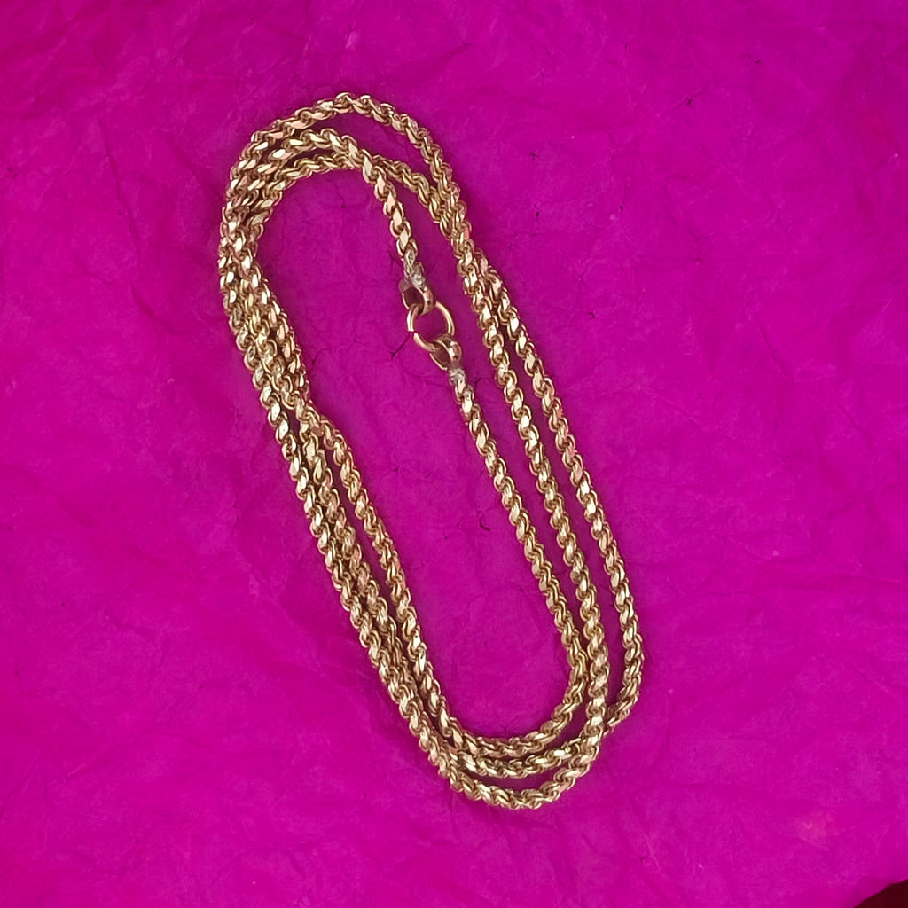Traditional Pure impon unpolished Rope muruku chain CH-11004