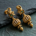 Elephant Motif Premium Matt Jhumkas EC-31006
