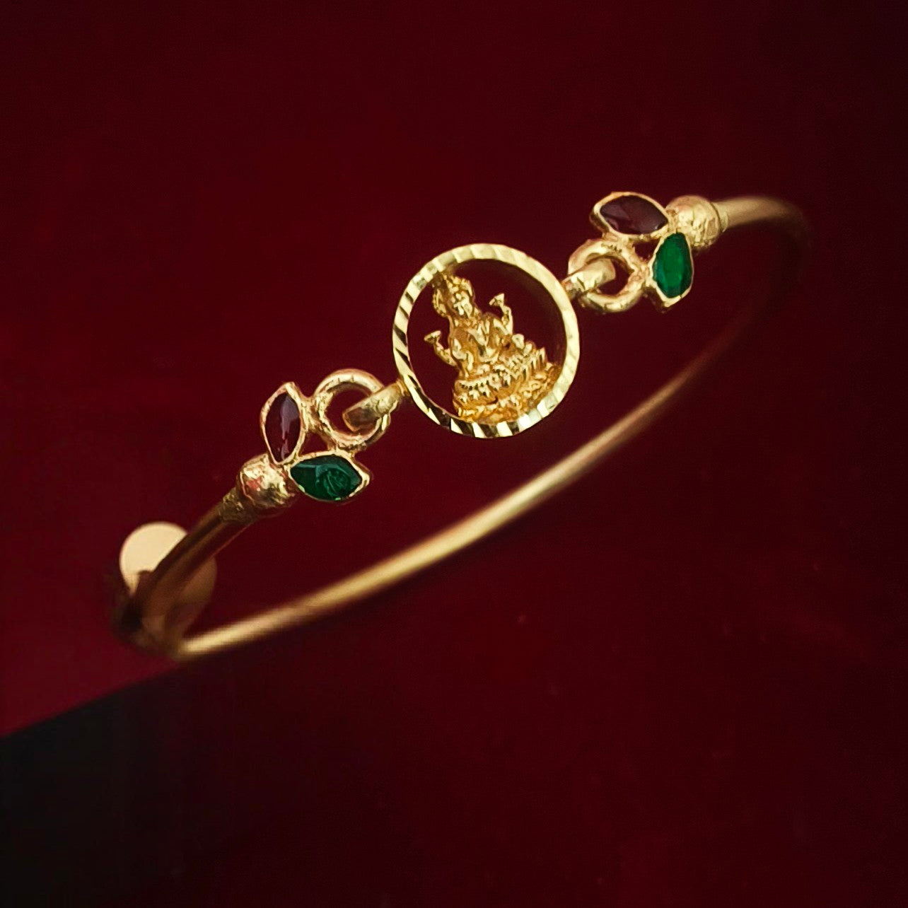 Handcrafted Pure Impon Lakshmi Bangle BR- 51003