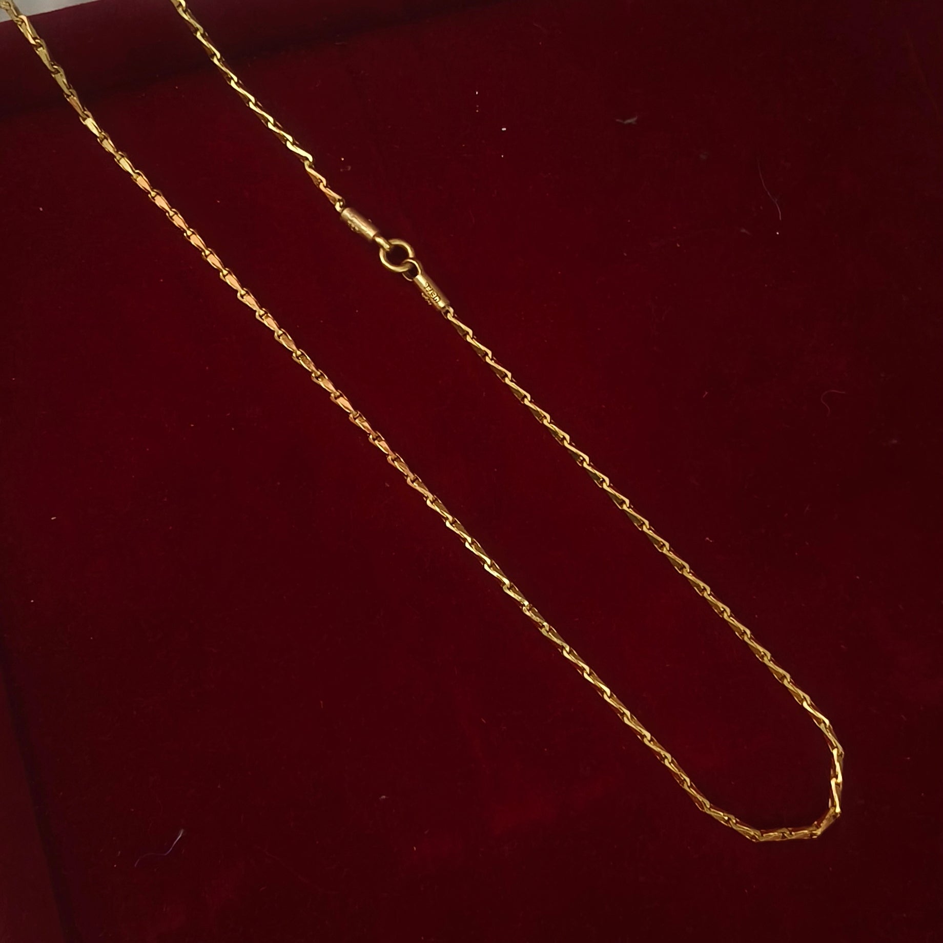 Pure impon unpolished kodhumai pattern chain CH -11007