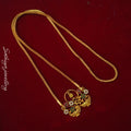 Flower pot one gram forming dollar chain DL 21009