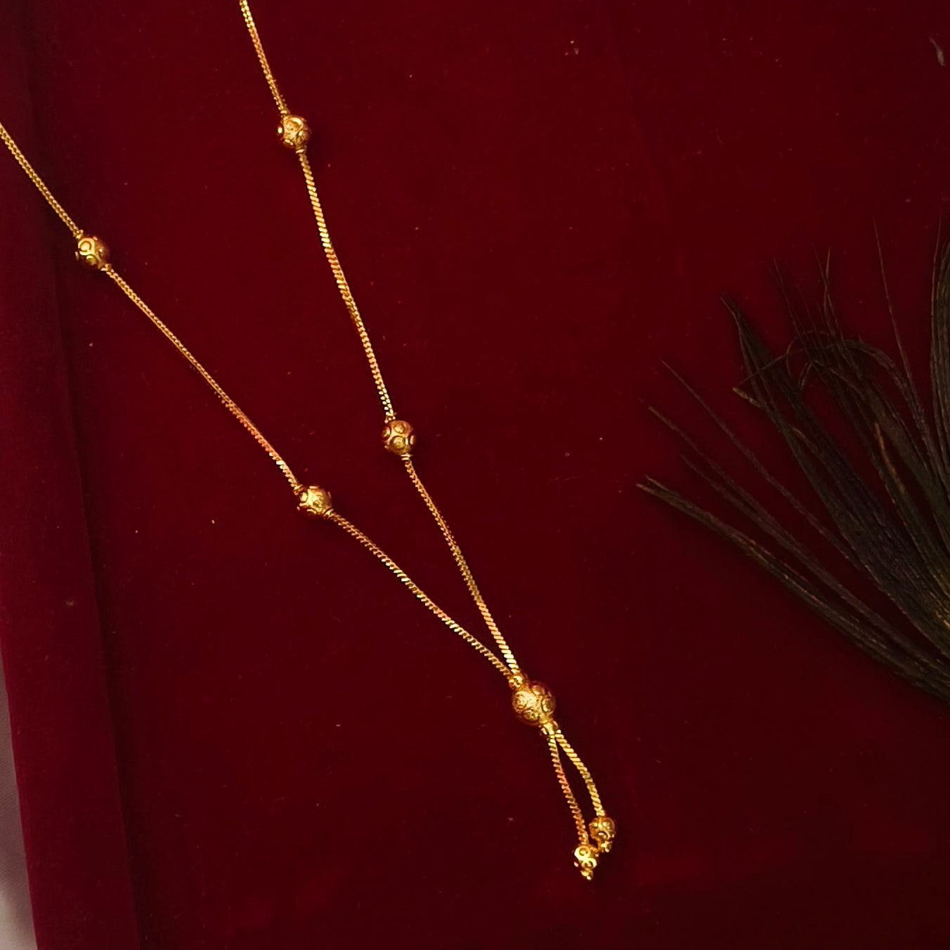 Minimalist Beaded Chain DL-21010