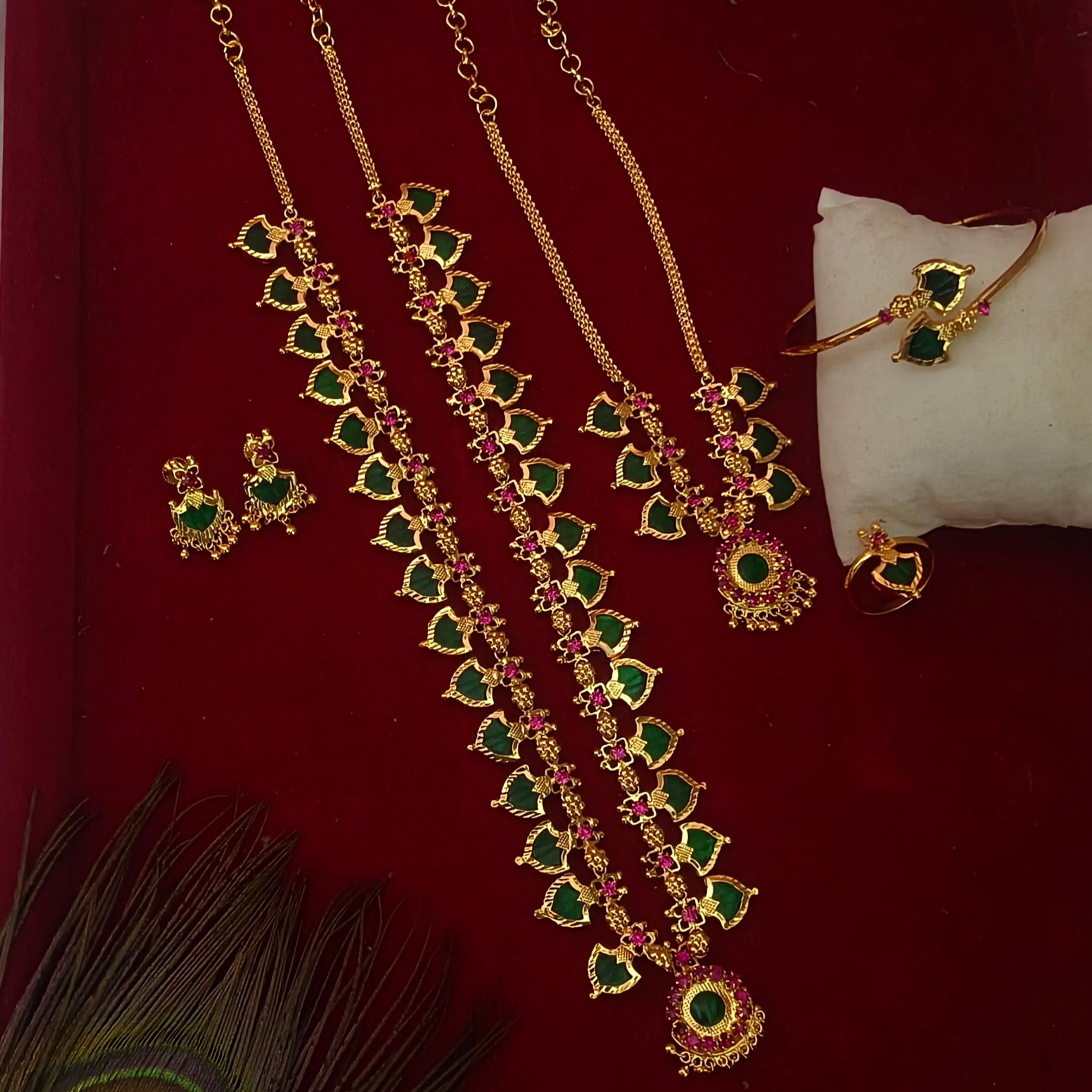Palak combo kerala jewellery CM91001