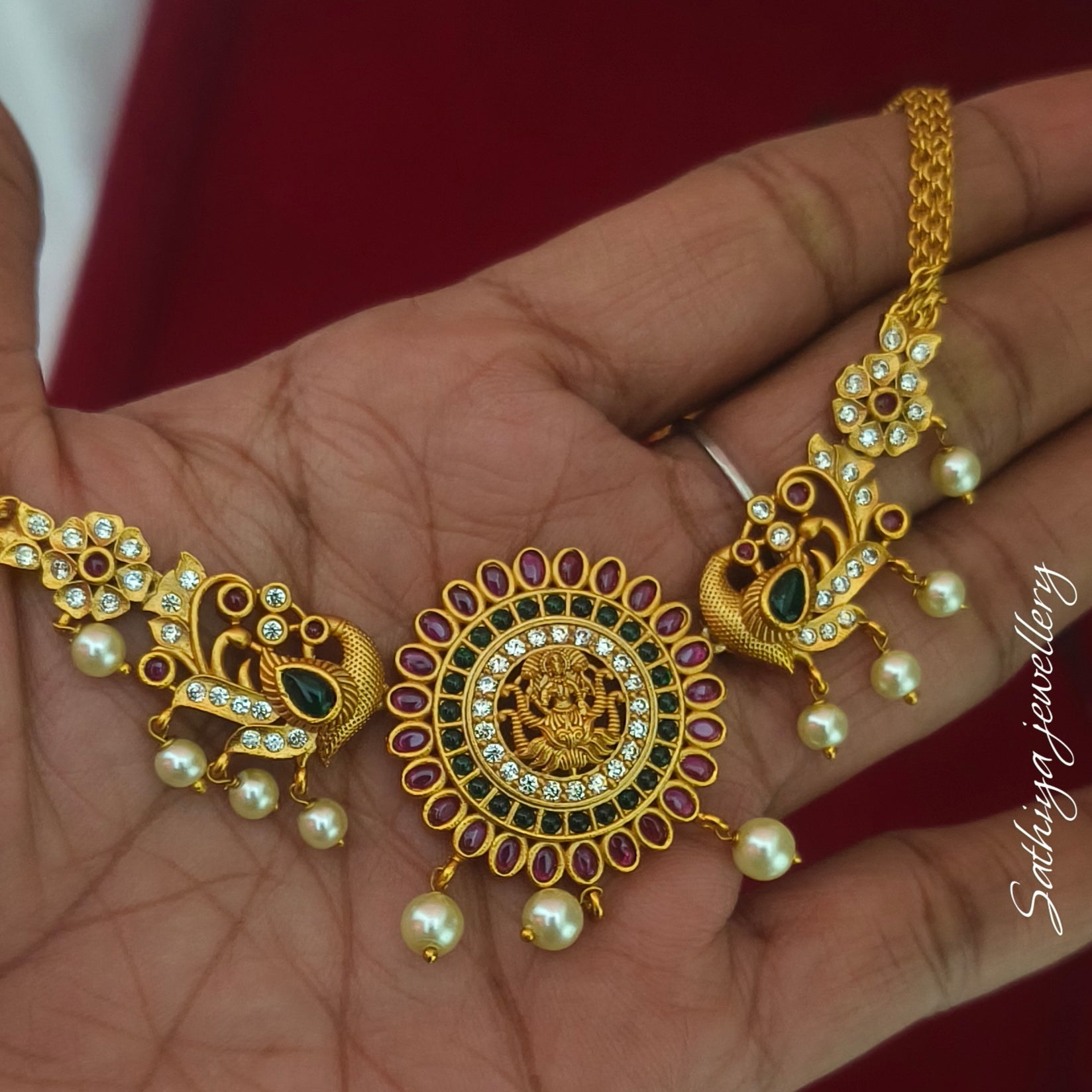 Premium quality necklace matt finished - 41006