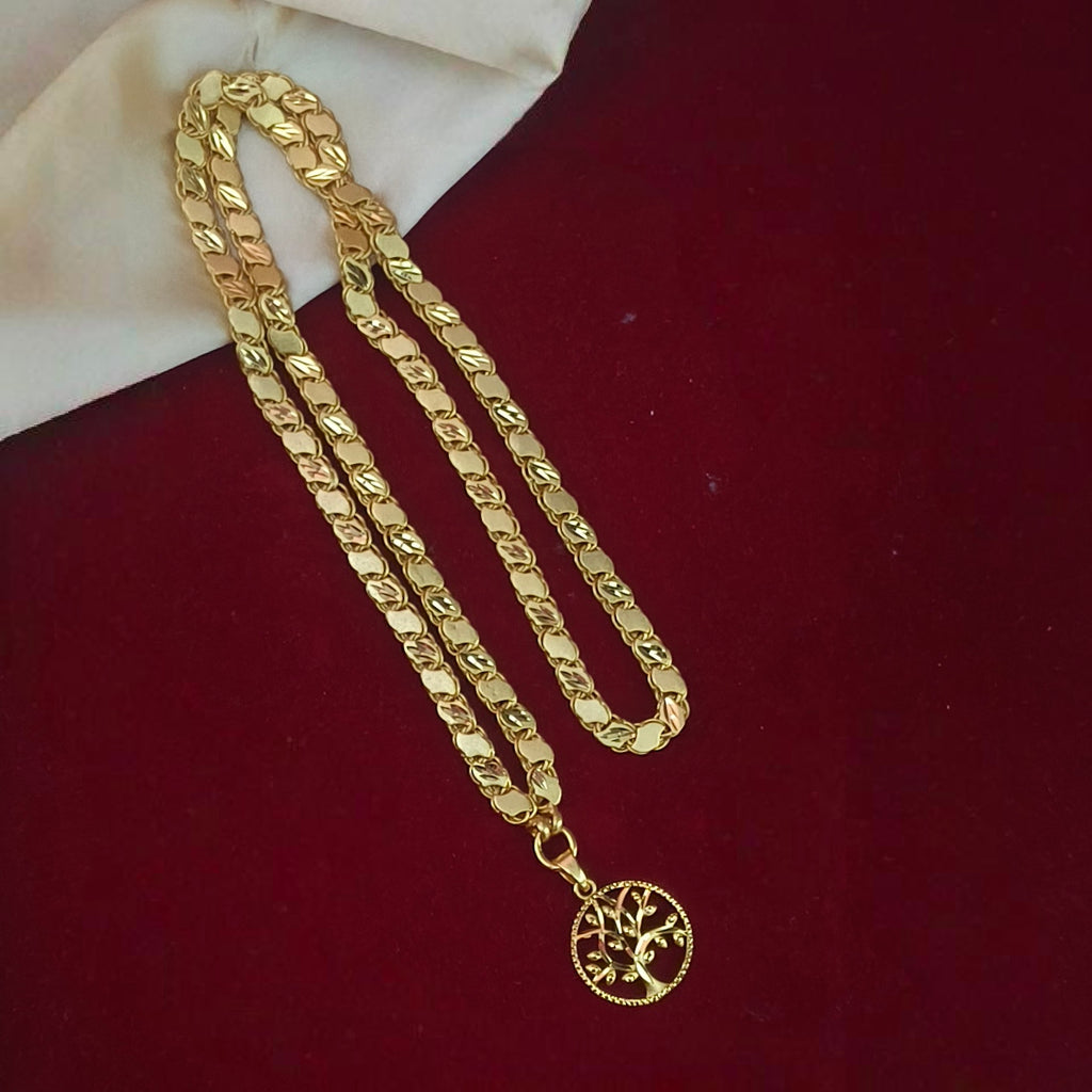 Vriksham Dollar Chain One gram forming DL-21011