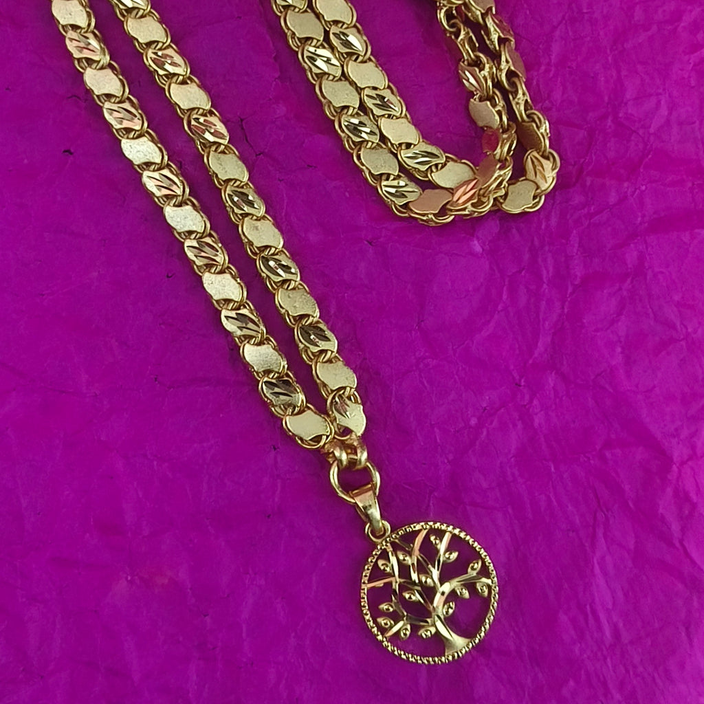 Vriksham Dollar Chain One gram forming DL-21011
