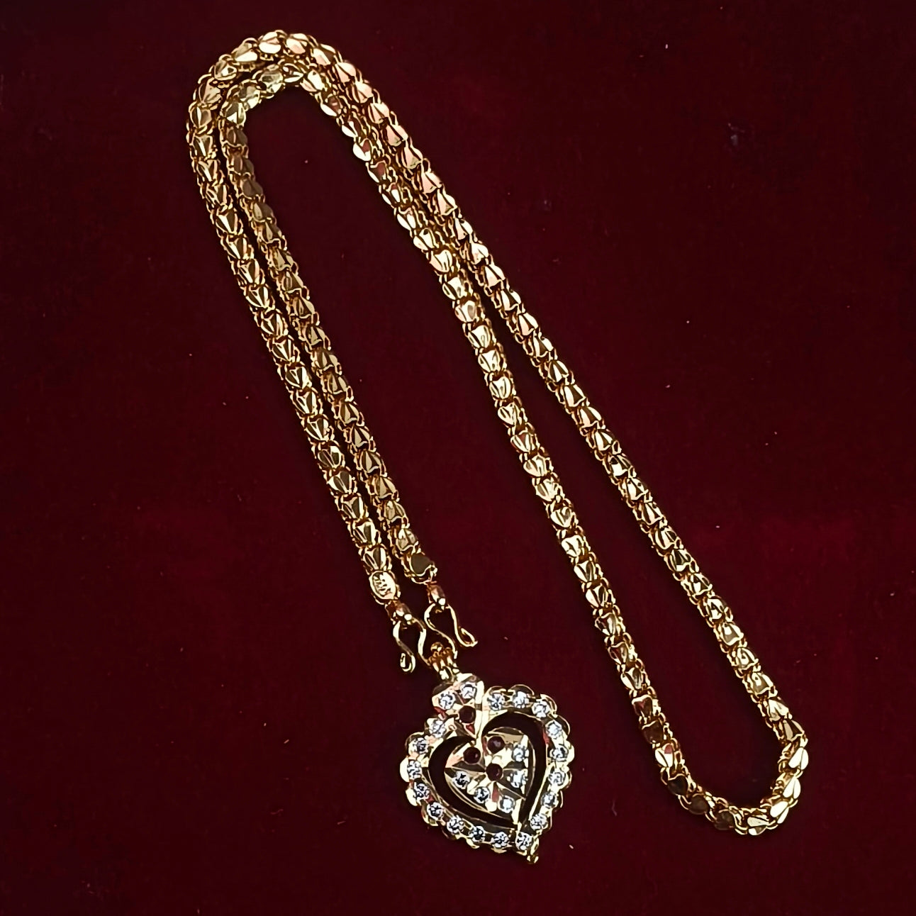 Heart Pattern Dollar Chain DL-21012