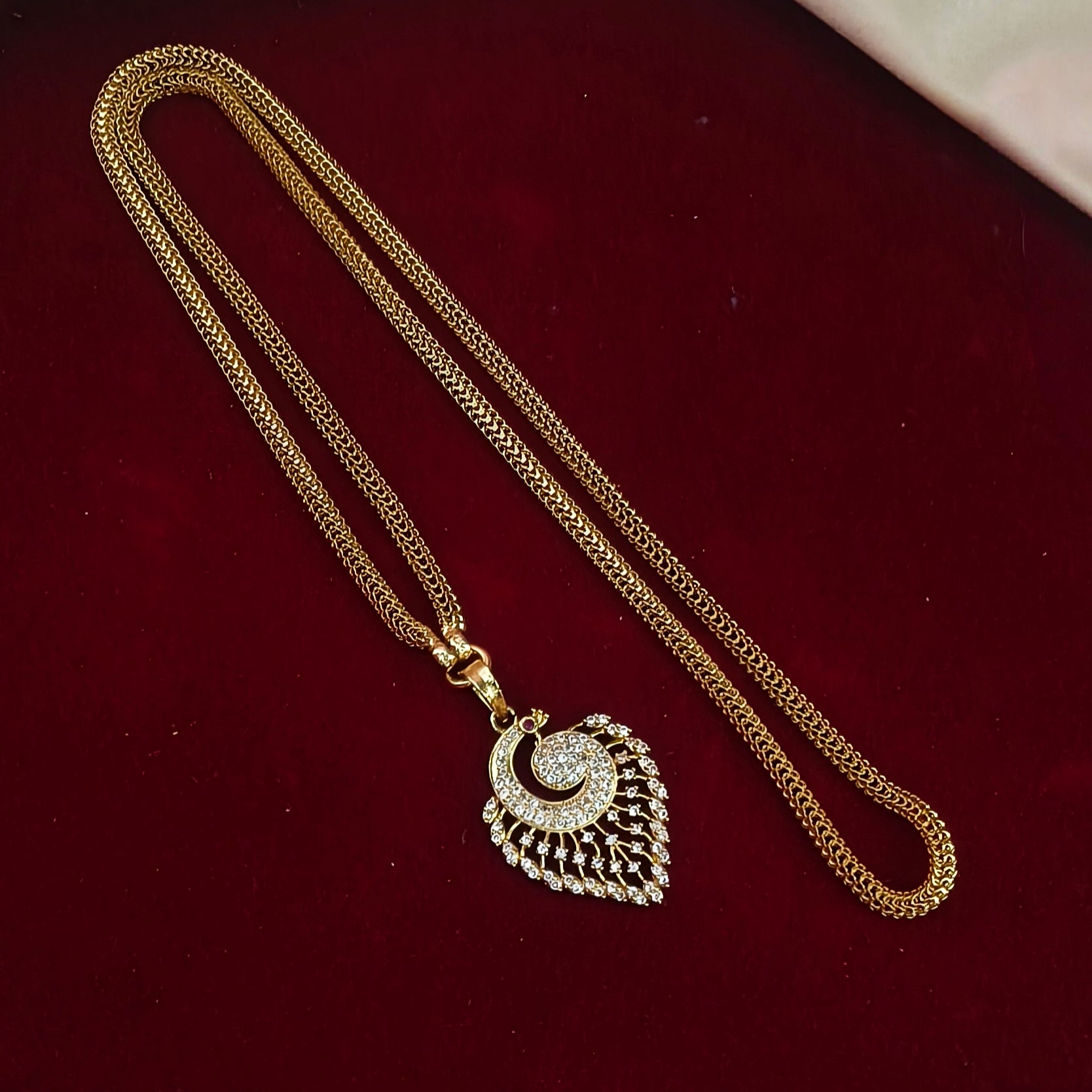 Peacock Pendant Dollar Chain DL-21013