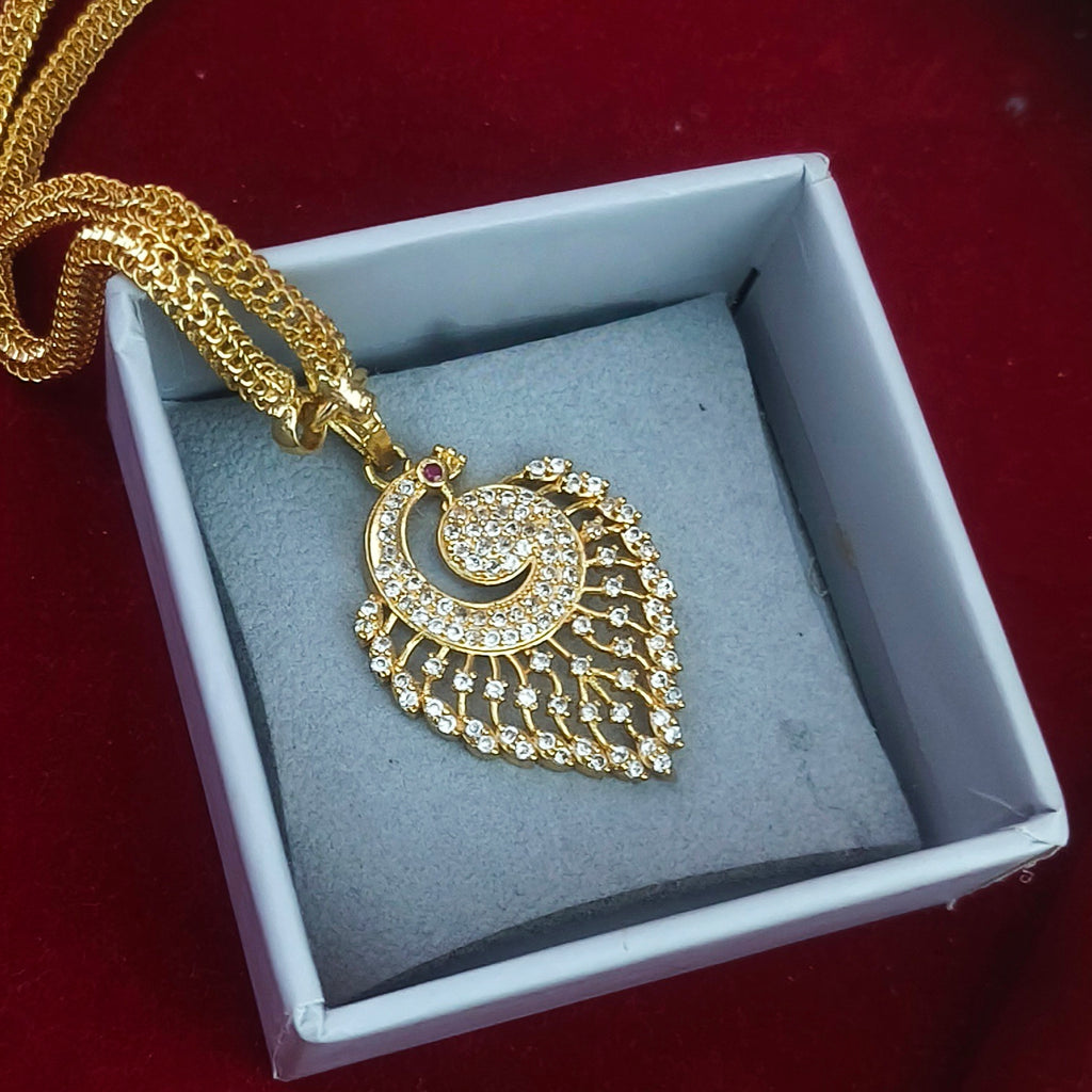 Peacock Pendant Dollar Chain DL-21013