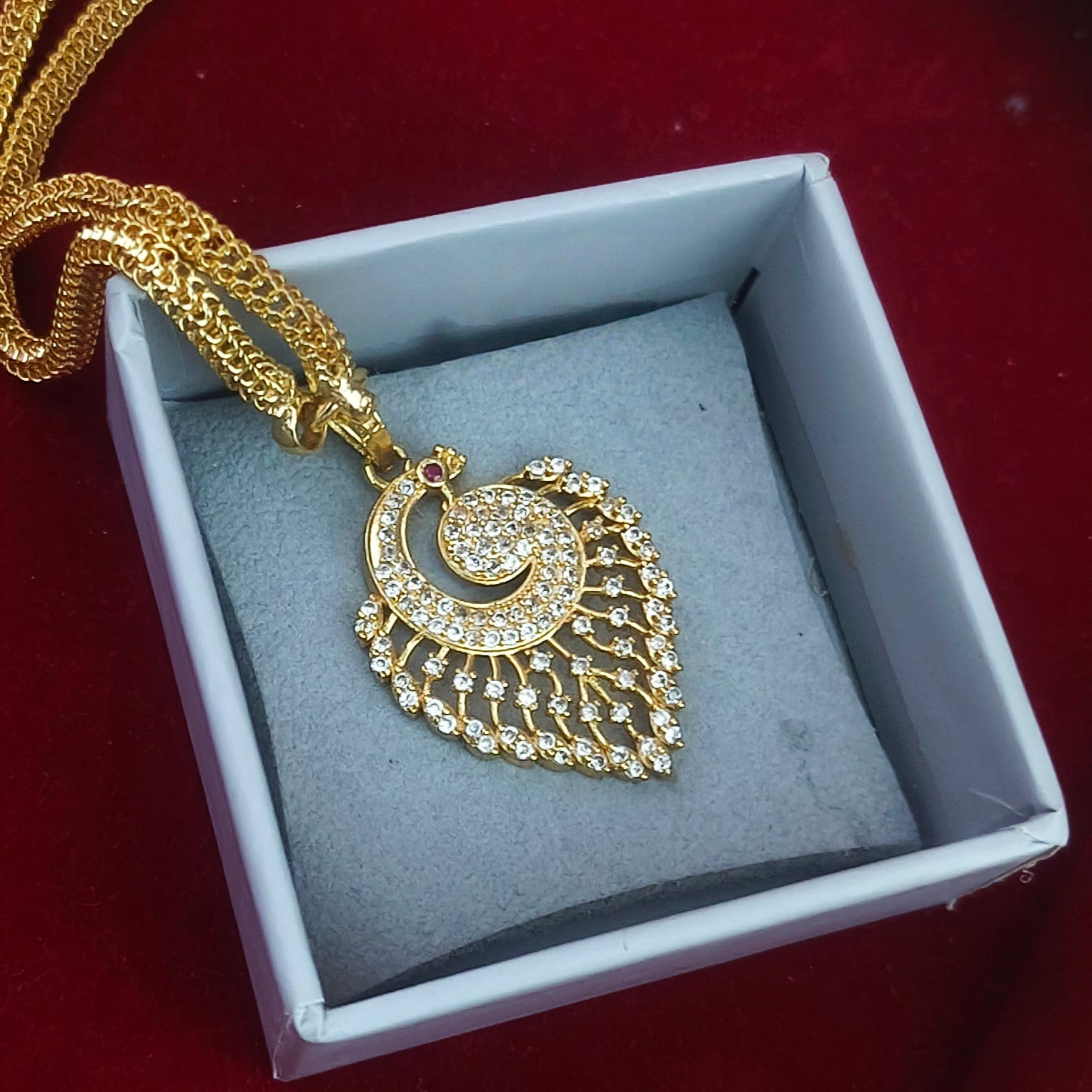 Peacock Pendant Dollar Chain DL-21013