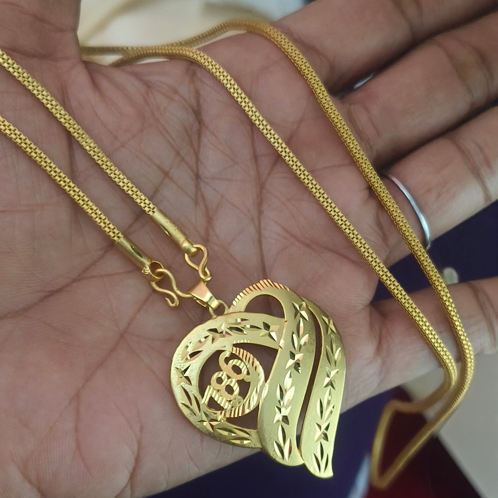 Divine Heart Dollar Chain Muslim Special DL-21015
