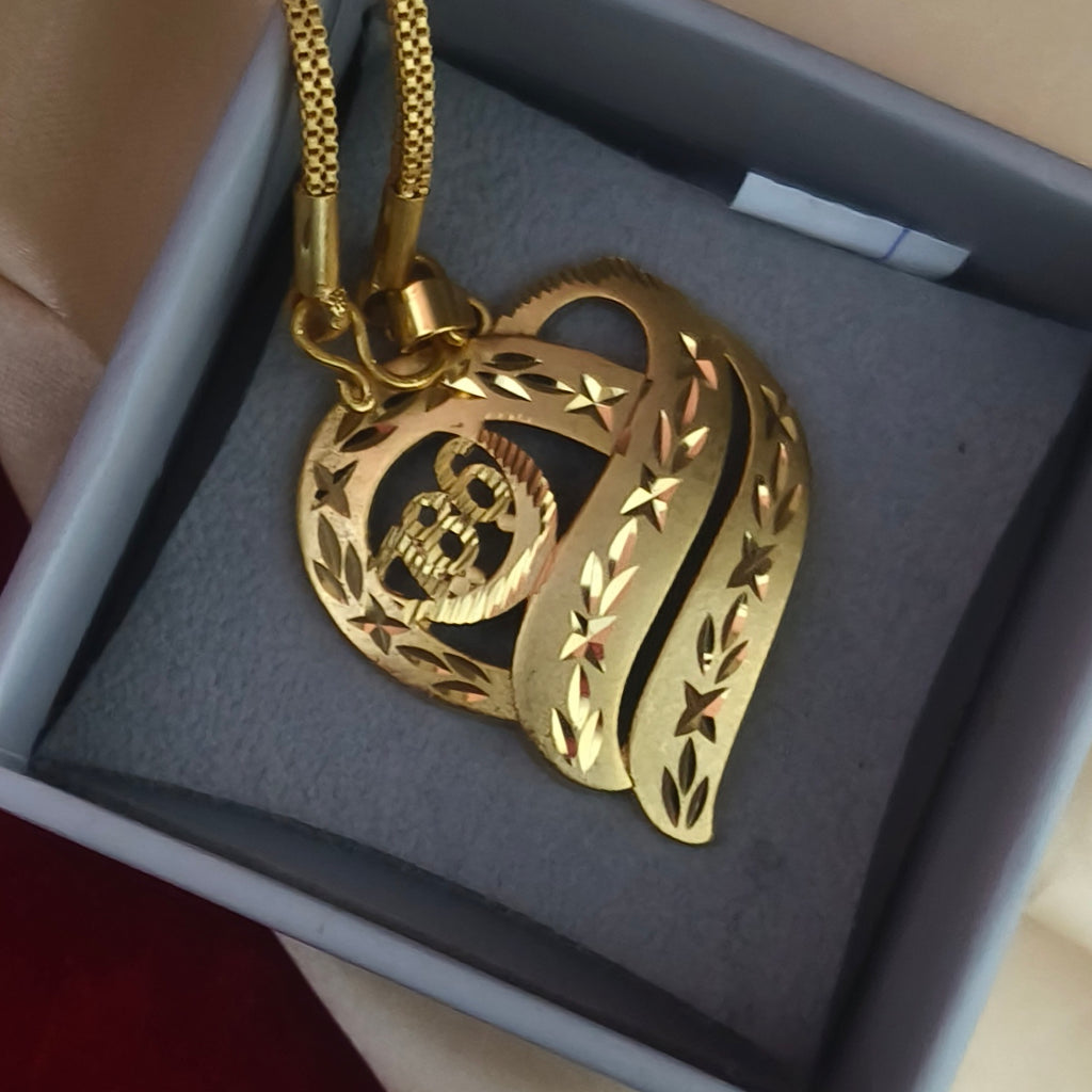 Divine Heart Dollar Chain Muslim Special DL-21015