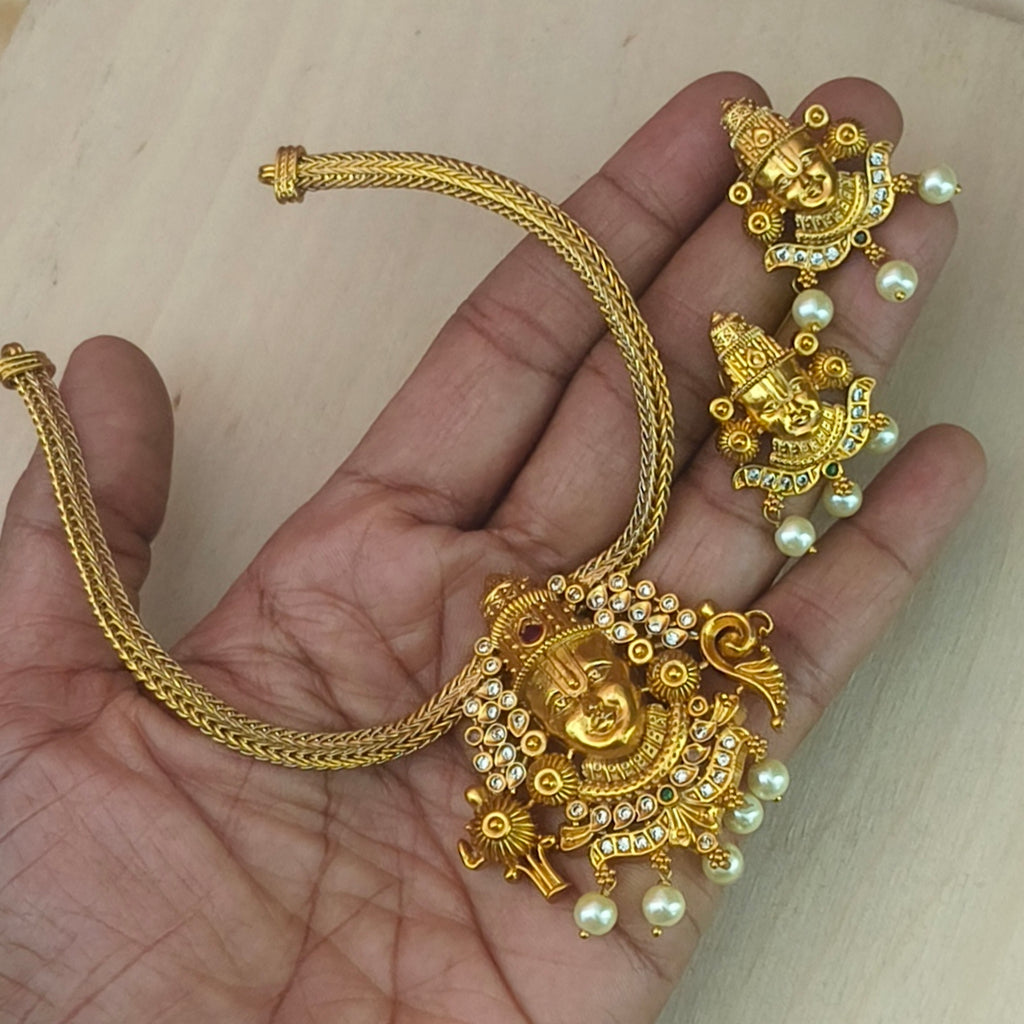Matt Finish Temple Jewelry N -41010