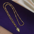 Divine Trishul Pendant with Designer Gold-Forming Chain DL-21016