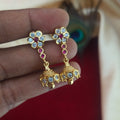 Impon stoned jhumka E-31014
