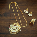 Impon Temple Jewelry Set - Traditional Elegance 91003