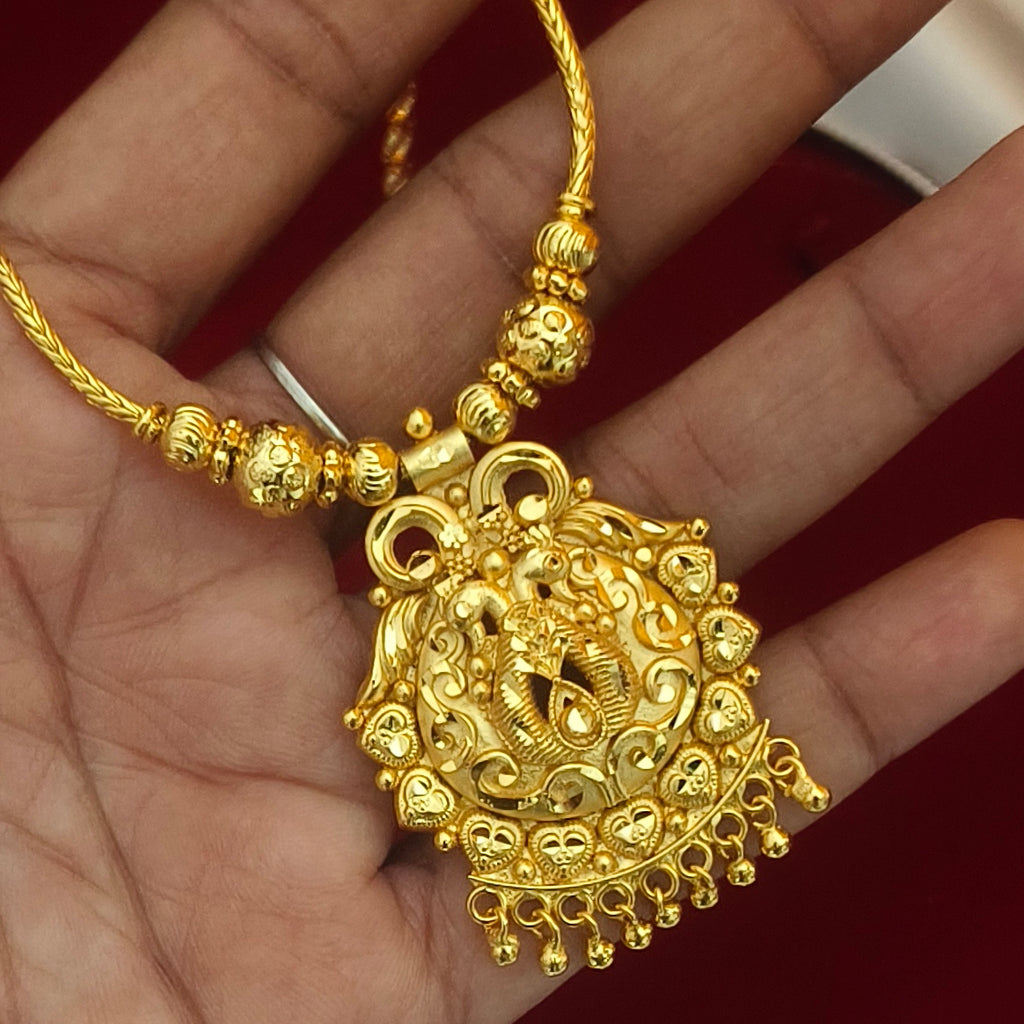 One Gram forming Polished Neckset N- 41014