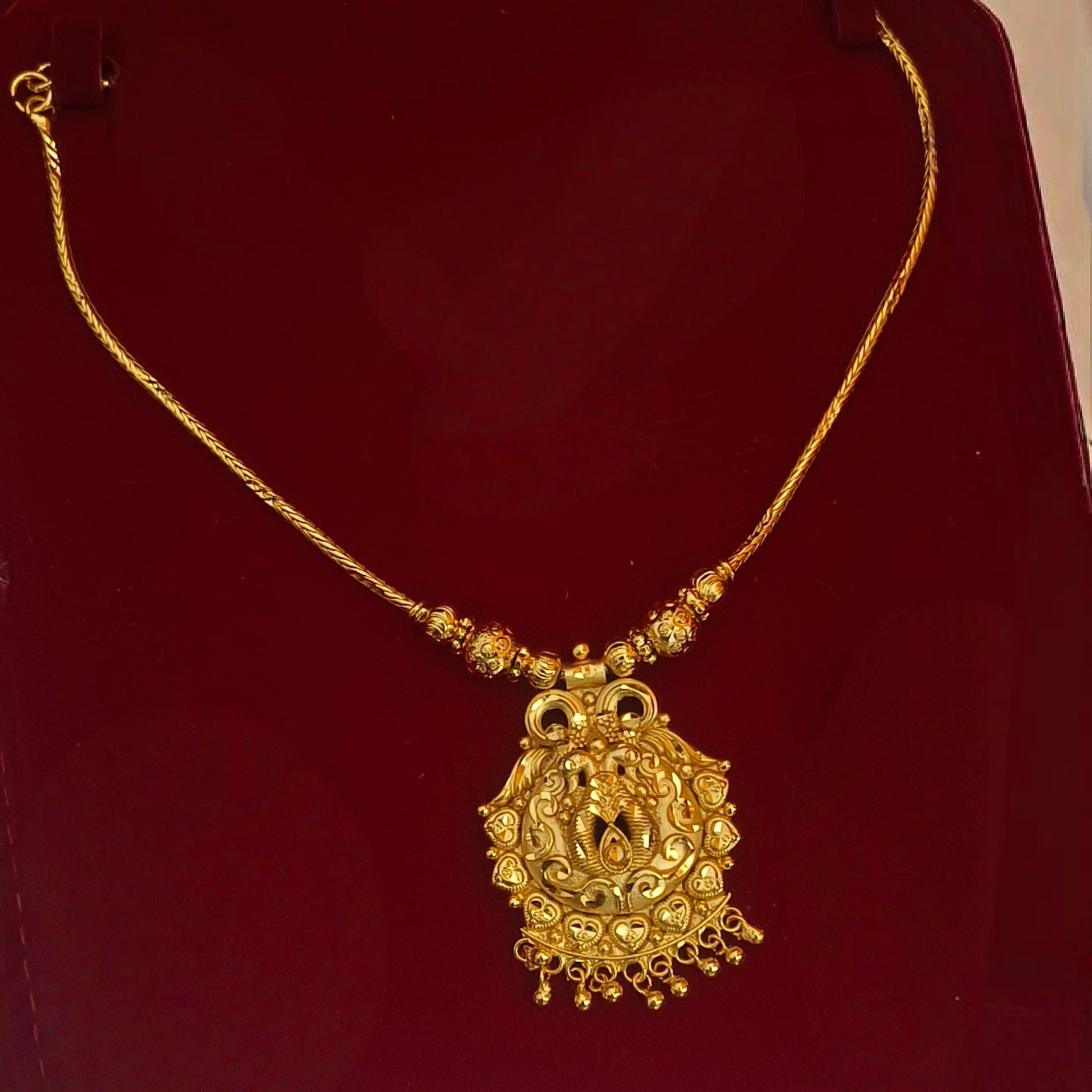 One Gram forming Polished Neckset N- 41014