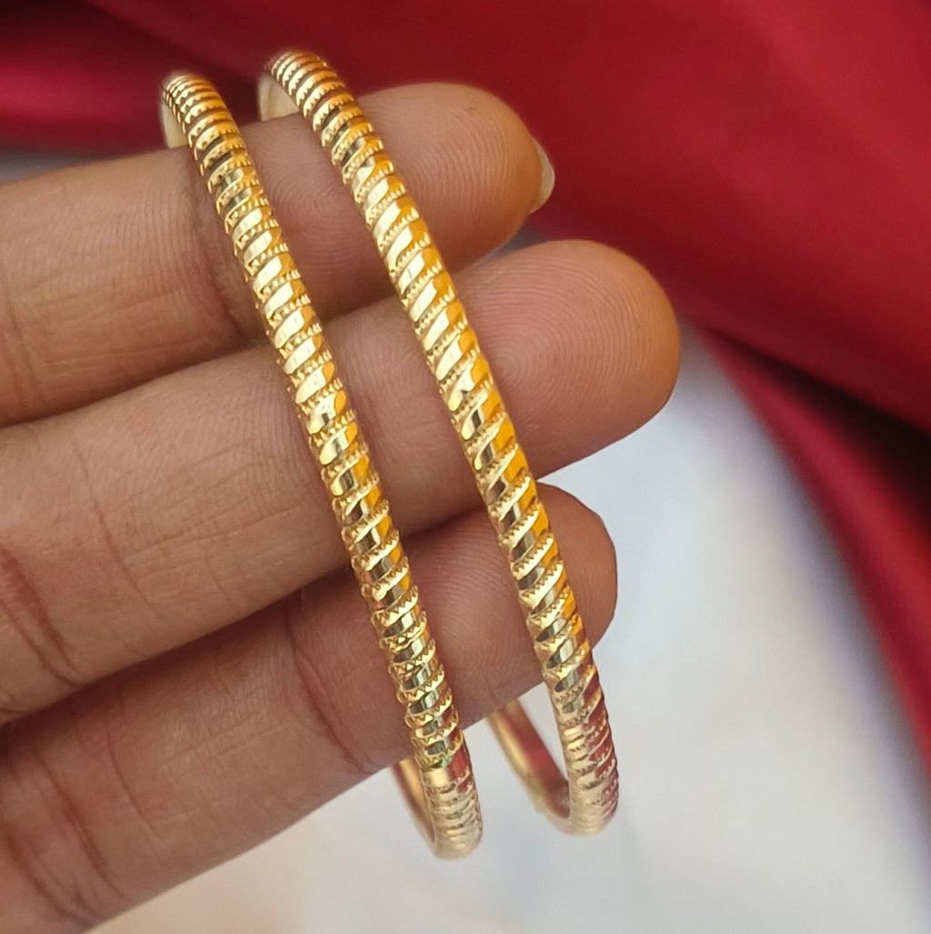 Pure impon Unpolished bangles B-61013