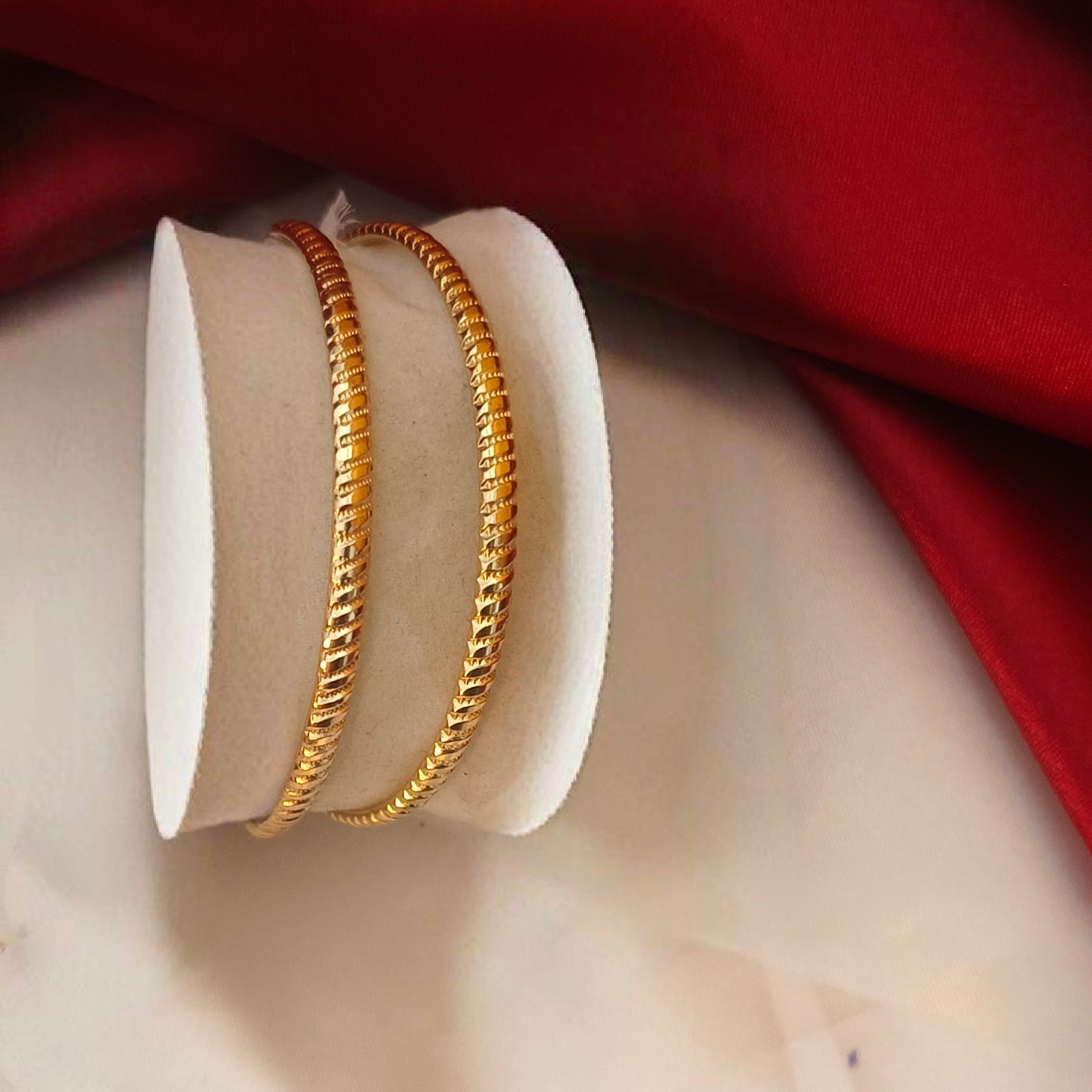 Pure impon Unpolished bangles B-61013