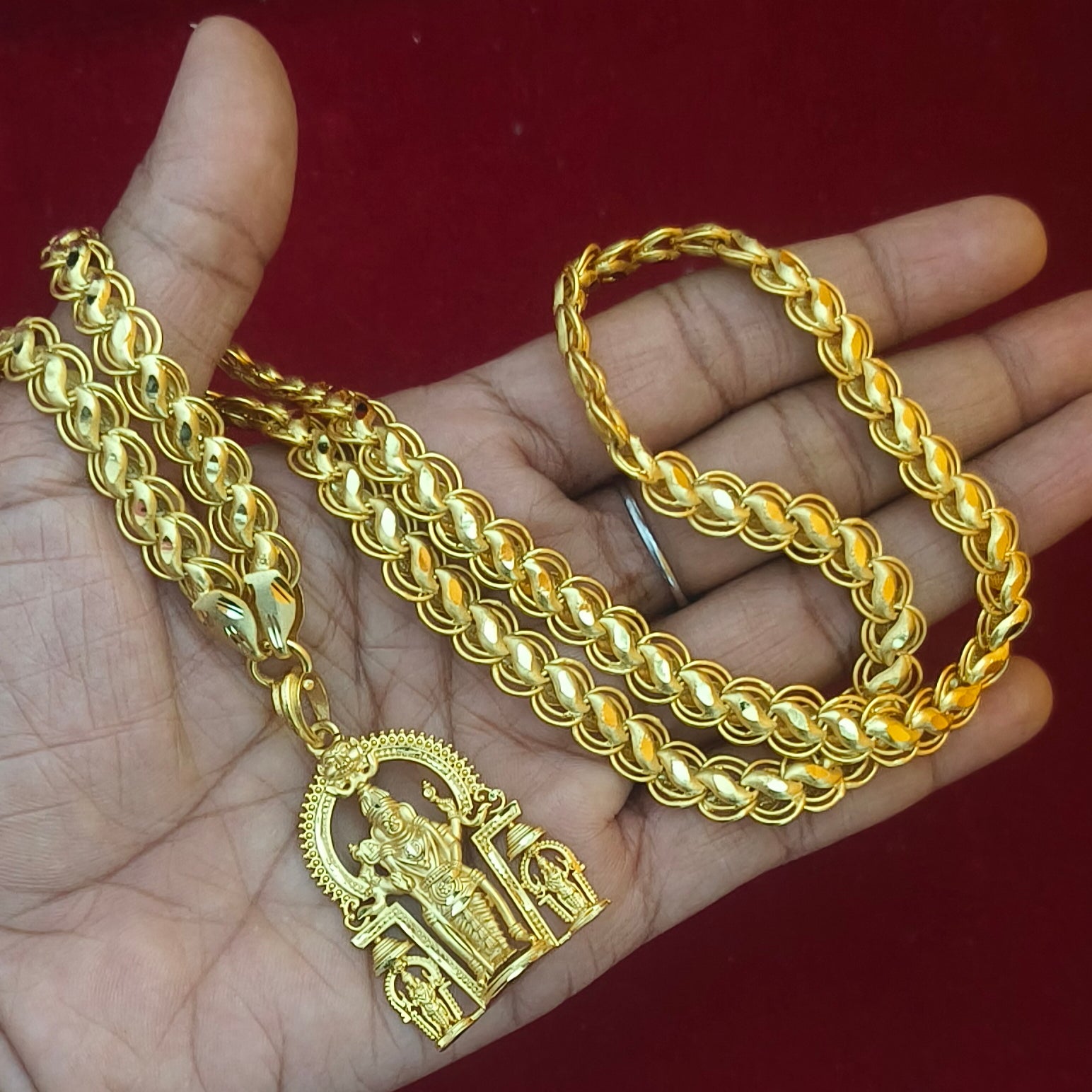 Murugan forming Gold-Plated doller chain DL- 21024