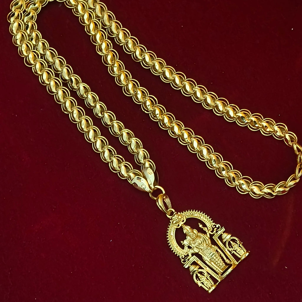 Murugan forming Gold-Plated doller chain DL- 21024