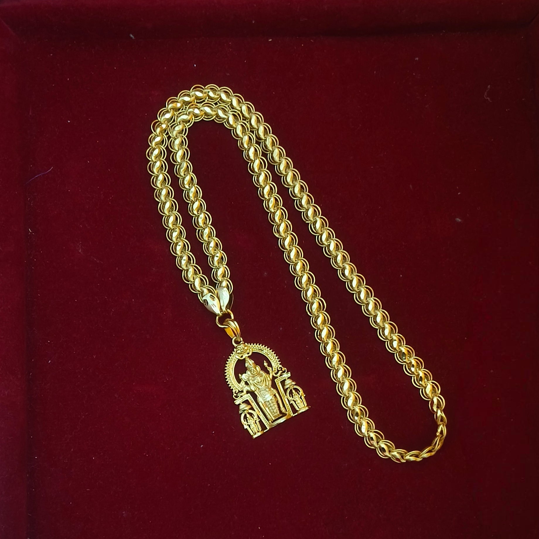 Murugan forming Gold-Plated doller chain DL- 21024