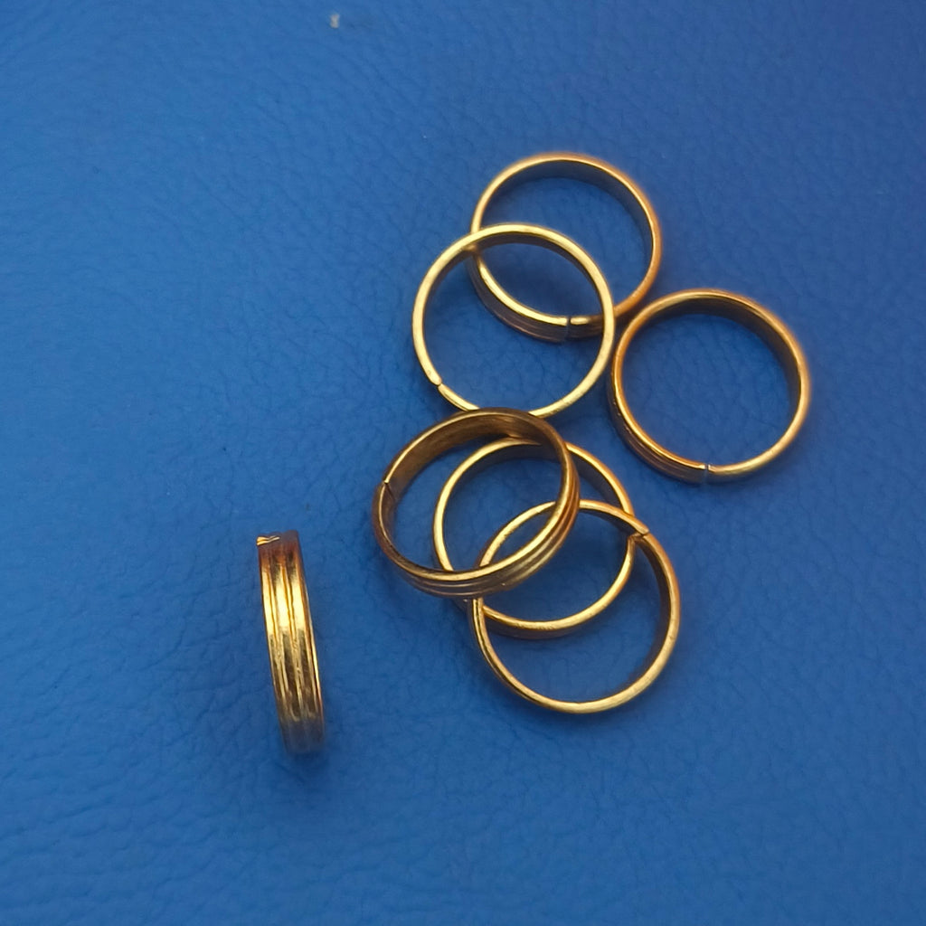 Pure Impon (Panchaloha) Classic Triple-Line Adjustable Toe Rings (Metti)AN -81002