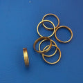 Pure Impon (Panchaloha) Classic Triple-Line Adjustable Toe Rings (Metti)AN -81002