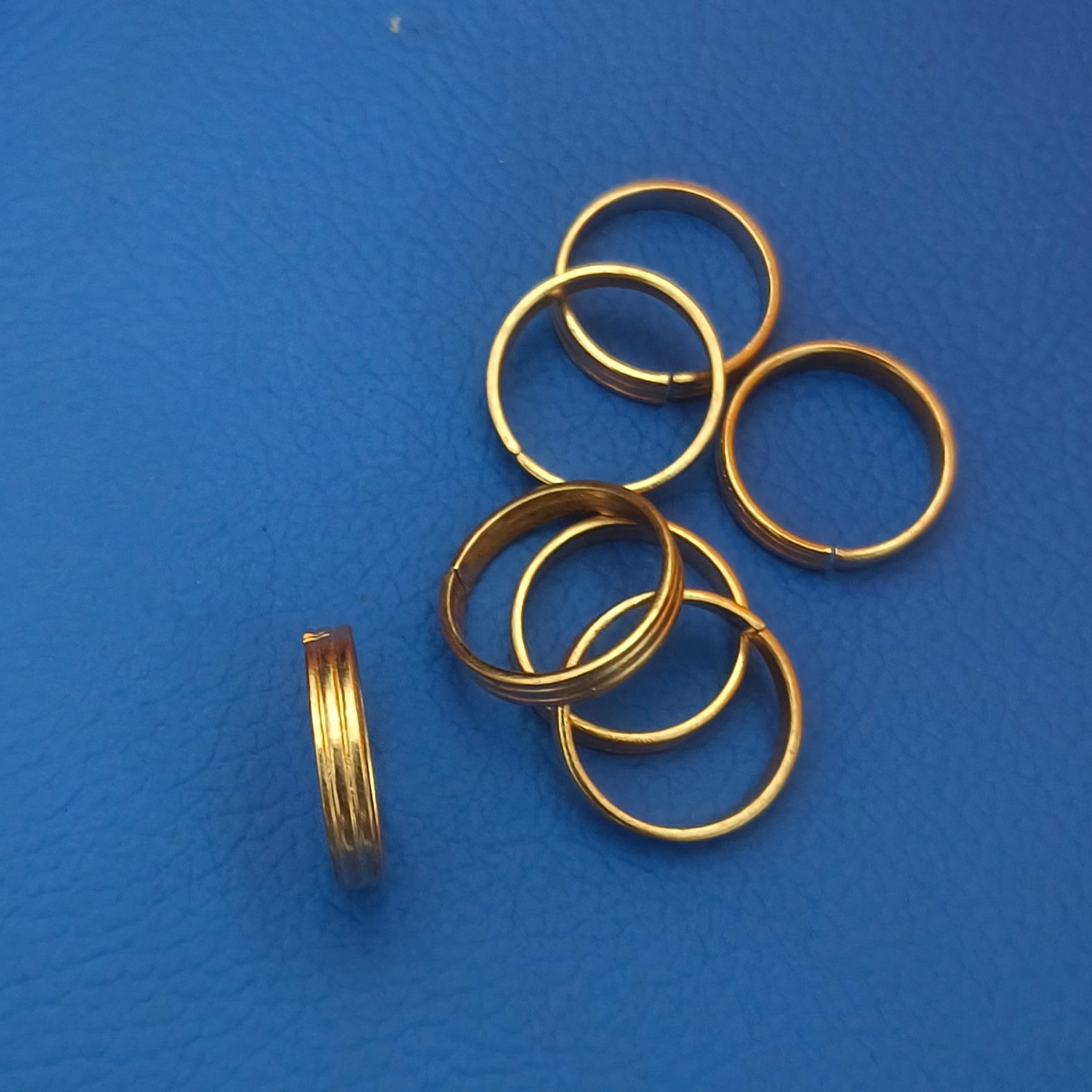 Pure Impon (Panchaloha) Classic Triple-Line Adjustable Toe Rings (Metti)AN -81002