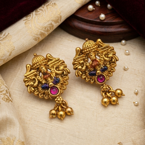 Antique temple neckset budget friendly N- 41017
