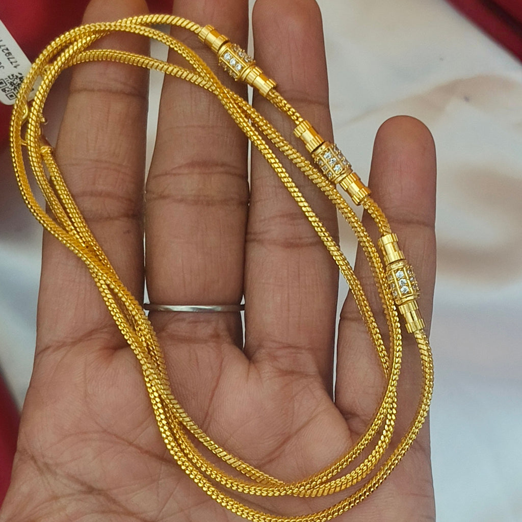 Sparkling 30 inches mugappu chain CH-11018