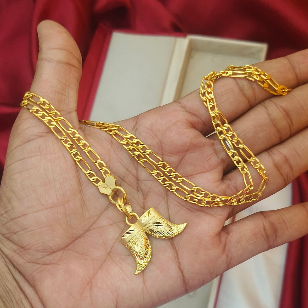 Tiger claw dollar chain onegram forming polished DL- 21026